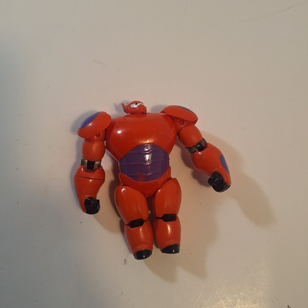 Disney Big Hero 6 Movie Armor Up Baymax Action Figure Toy INCOMPLETE 2014 Bandai